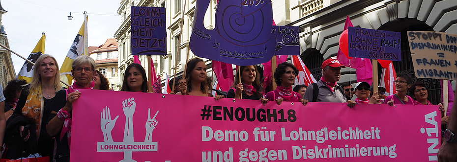 #Enough18 Lohndemo 
